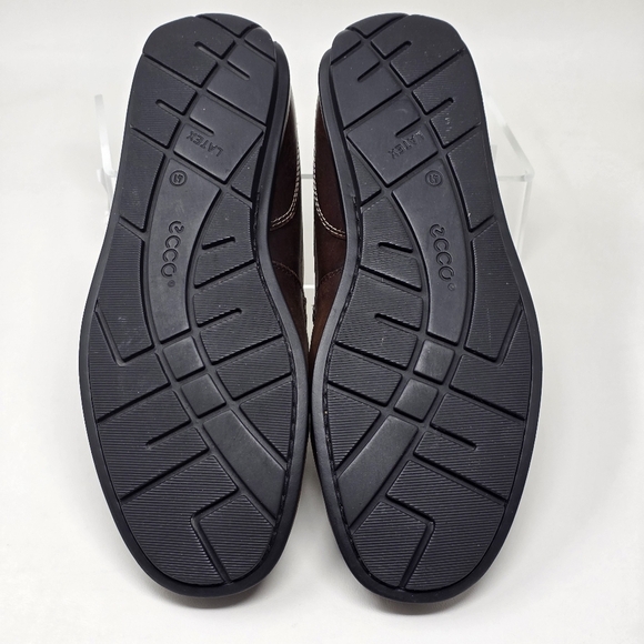 Ecco Men's Classic Moc 2.0 Venetian Leather Loafers Coffee Size 41 EU/7-7.5 US - Picture 6 of 13